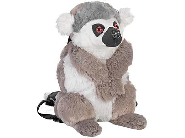 Wild Republic Backpack Ring Tailed Lemur