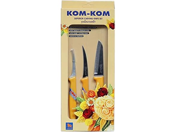 Kom Kom Fruit and Vegetable Carving Knives