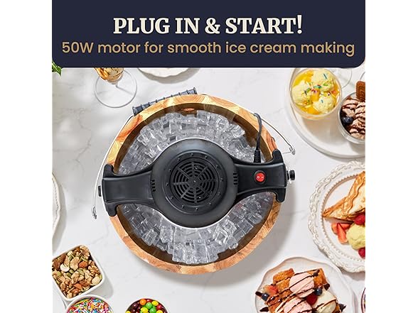 Elite Gourmet Electric Ice Cream Maker