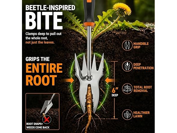 Aokala GAR-16 2-in-1 Weed Puller Tool