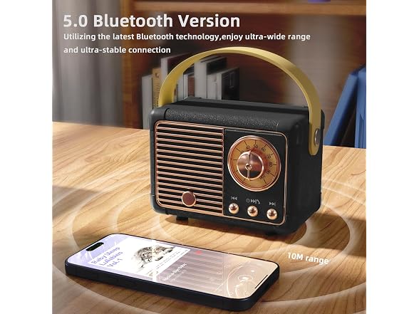 2BOOM Mini Bluetooth Retro Speaker