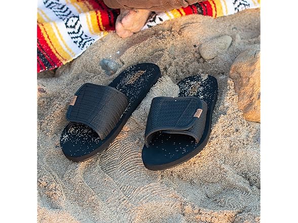 FLOJOS Men's Duke Flip-Flop, Black 8