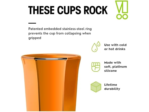 GoSili Reusable Silicone Tumbler Lid 16oz