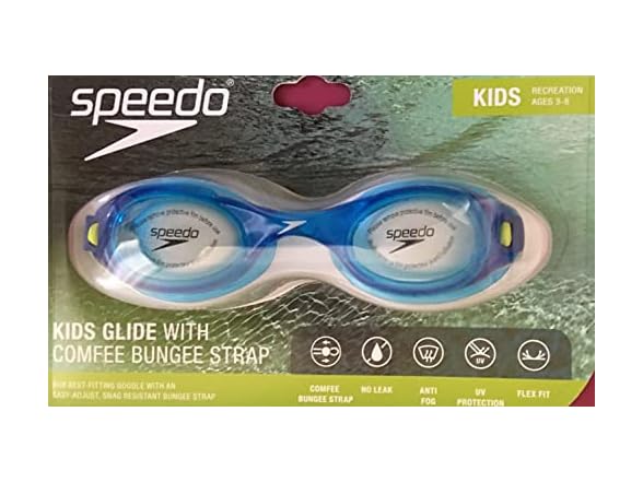 Speedo Kids Glide Goggles - Cobalt / Clear Lenses