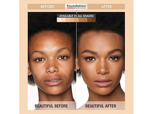 Glamza Phoera Foundation Set with Makeup