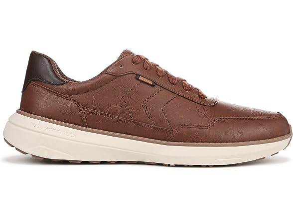 Dr. Scholl's Mens Jake Retro Sneaker Chile Brown Smooth 9.5 M
