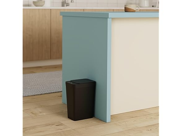 KOEYLE Bathroom Trash Can with Lid, 2PK