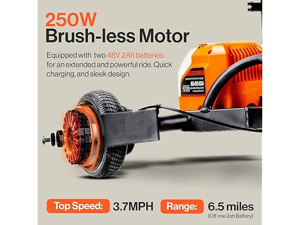 SuperHandy 4 Wheel Mobility Scooter (Orange)