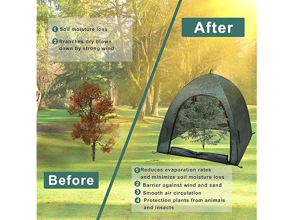 Plant Shade Tent, 2-Pack, 22x22x22"