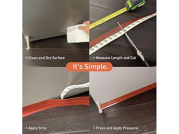 Absolute Living Absolute Living Weather Stripping Door