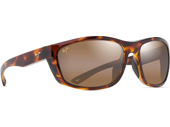 Maui Jim Nuu Landing Tortoise w Black R - Gallery 2