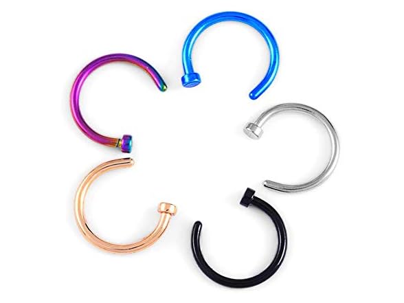 AKOAK Unisex 20 Pcs/Lot Assorted Nose