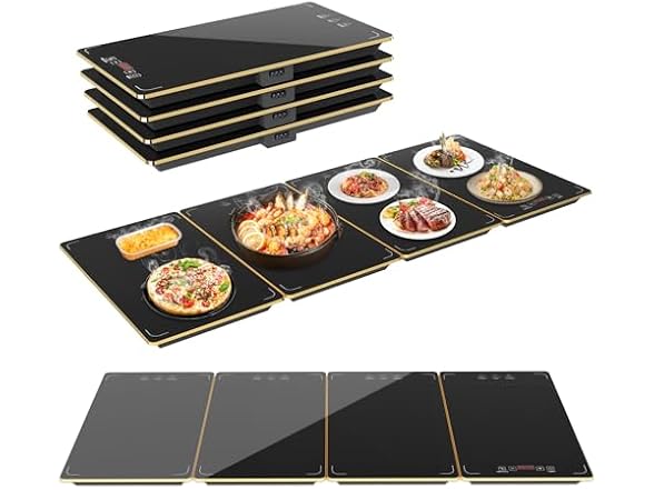 YEJOUMO Detachable Electric Warming Tray