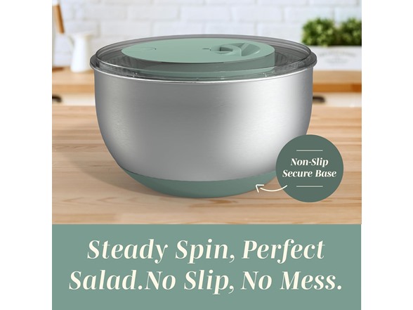 5 Qt. Stainless Steel Salad Spinner