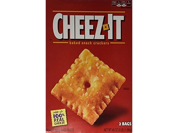 Cheez It Baked Cheese Crackers 2 Bags 48oz