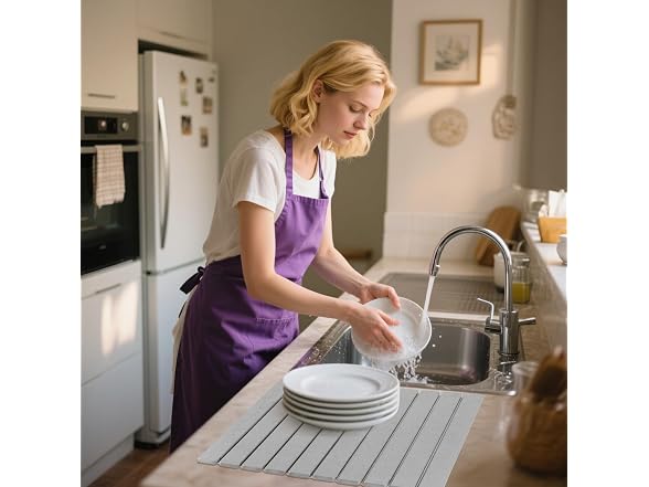 Large Diatomaceous Earth Dish Mat