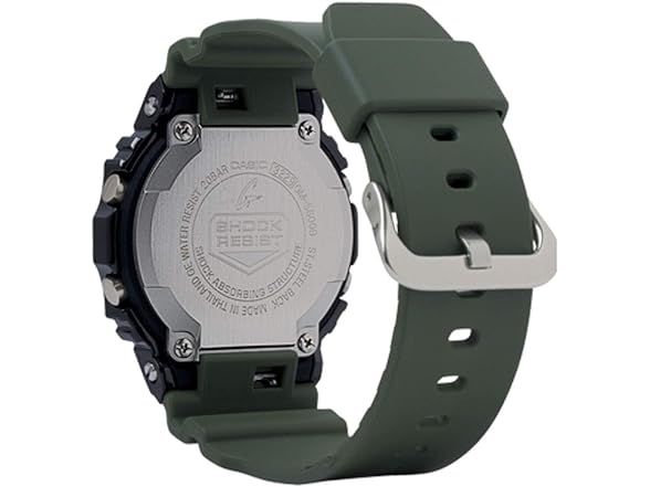 Casio Men's G-Shock Digital Black Ion-Plated Metal Bezel Camo Dial Watch GM5600B-3 (Open Box)