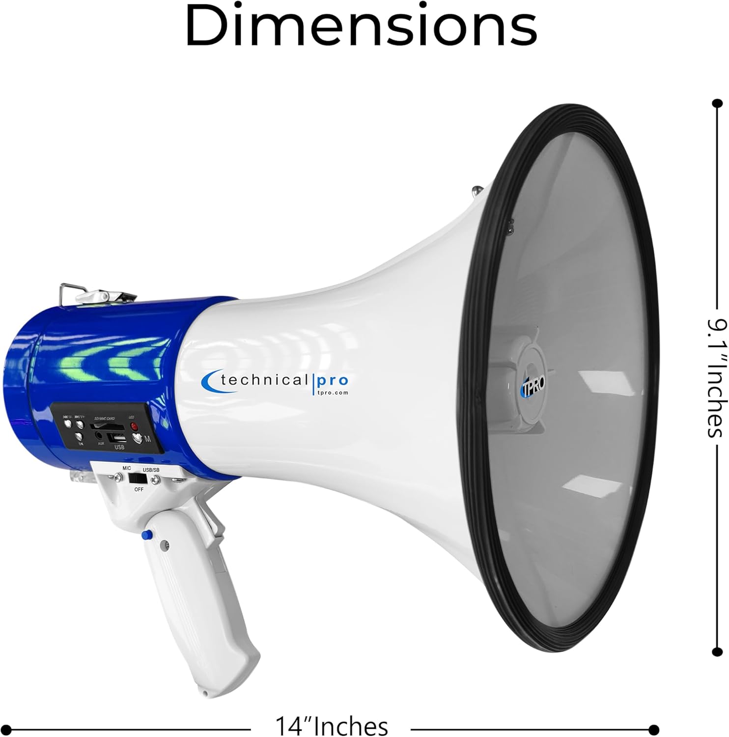 40W recharegable Megaphone with recording - Gallery 12