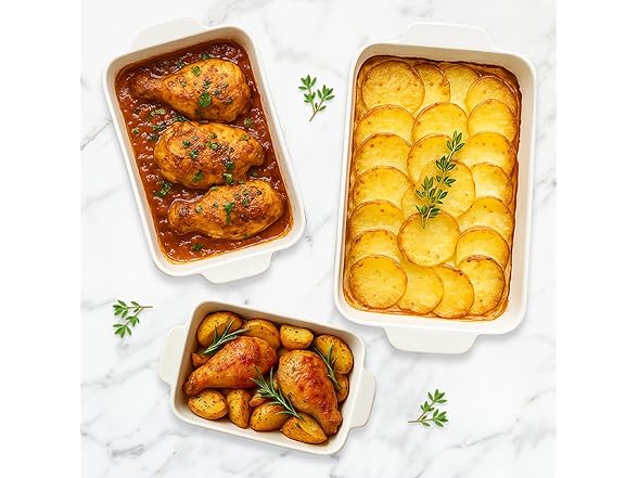 Glad Baking Dish Set, 3pc