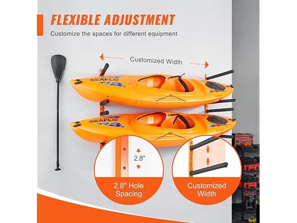VEVOR Wall Kayak Storage Rack