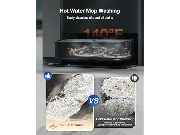 ECOVACS DEEBOT X2 Combo Robot Vacuum and Mop