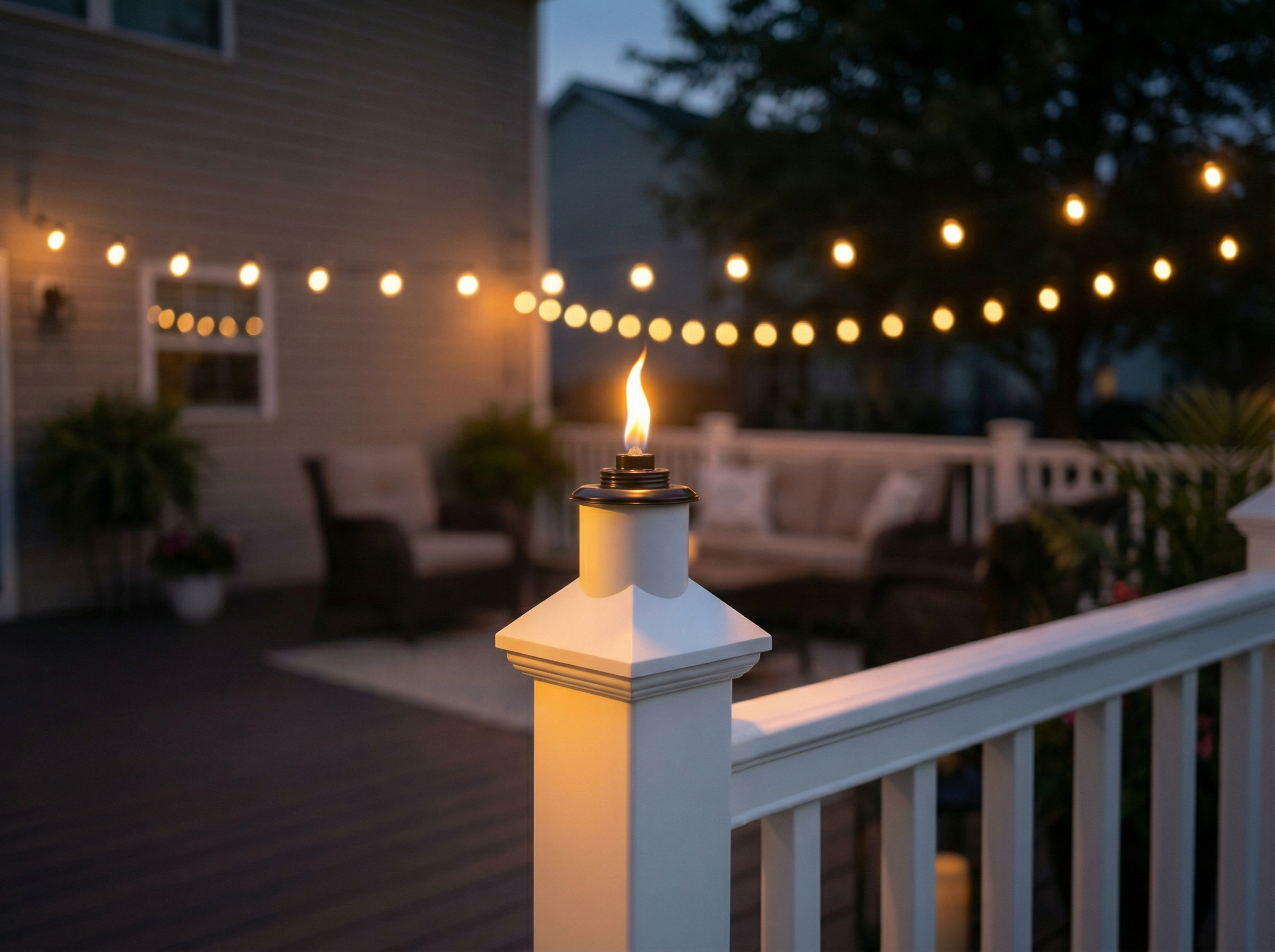 BuzzCaps Deck & Patio Torch Post Cap (Your Choice) - Gallery 13