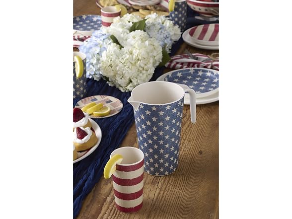 Oneida Vintage Americana Melamine 4th of July Pitcher, 32oz 
