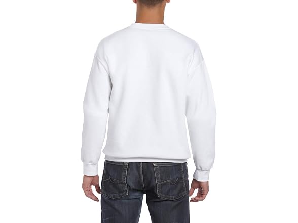 Gildan Men (M) Heavy Blend Oz. Crew Fleece