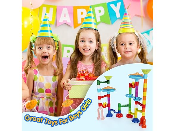 MaxTronic 110pc Marble Maze STEM Kids