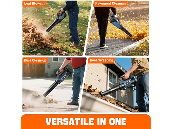 4.0Ah SENIX Battery Leaf Blower