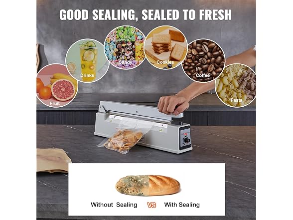 VEVOR Impulse Sealer 12"