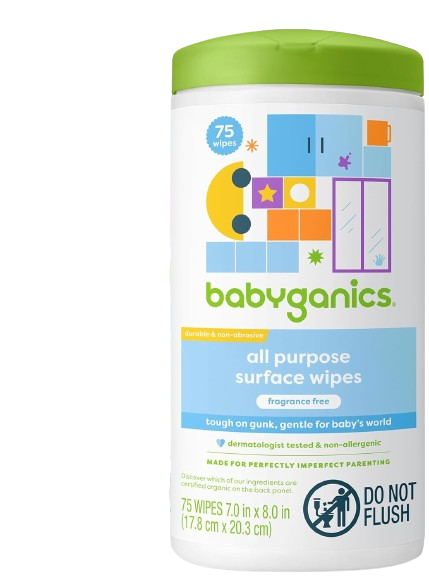 Babyganics All Purpose Surface Wipes, 75 ct - Gallery 7