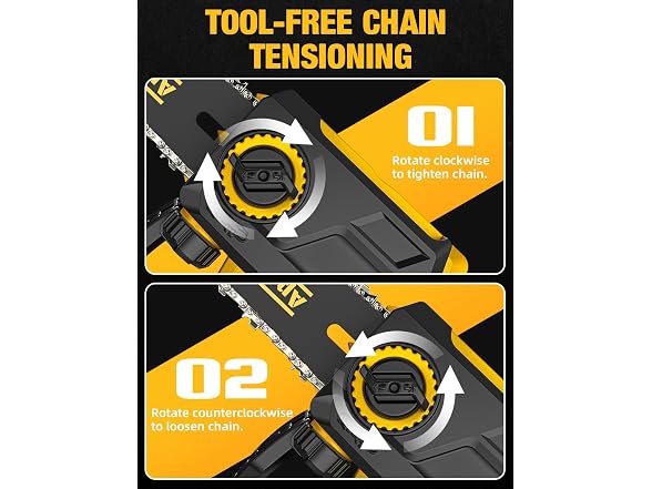 APEXPOWER 12" Brushless Electric Chainsaw