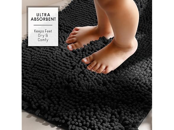 Hearth & Harbor Bathroom Rugs, Chenille Bath
