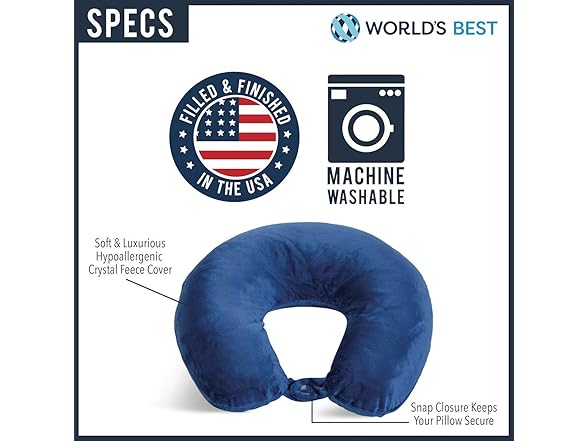 Wolf Essentials Adult Microfiber Neck Pillow