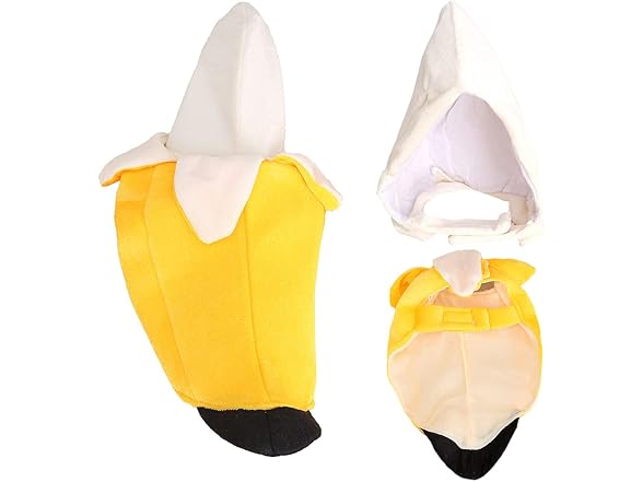 Kodervo Banana Dog Costume - Funny Halloween