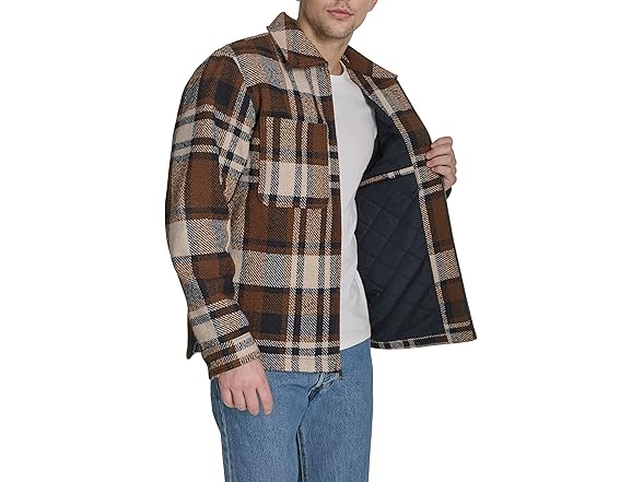 Levis Mens Wool Blend Depot Jacket (L)