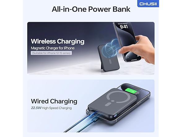 CHUSII W0765 Wireless Power Bank