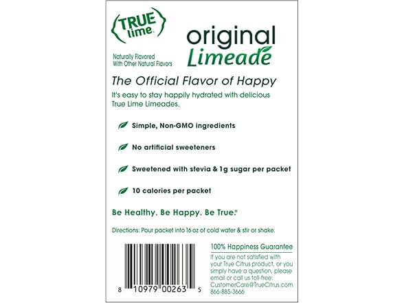 True Lime Limeade, 10 count - 12 pack