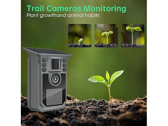 Trail Camera 4K 64MP WiFi Solar Camera