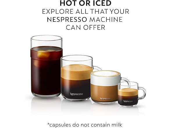 Nespresso Capsules Vertuo, Intenso, Dark Roast Coffee, 60-Ct