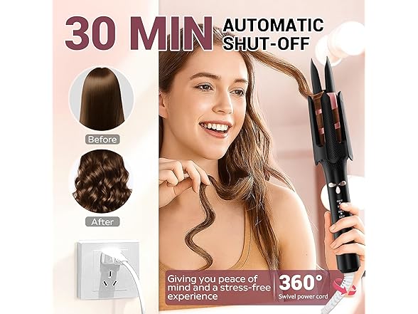 Auto Rotating Hair Curler