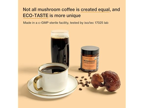 ECO-TASTE Organic Mushroom Coffee