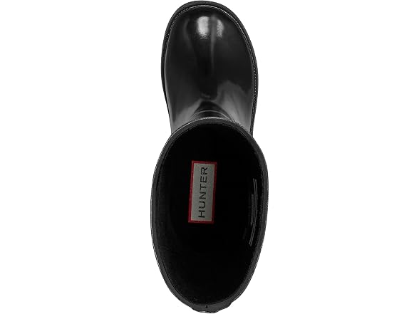 Hunter Kids First Gloss Rain Boots, Blac