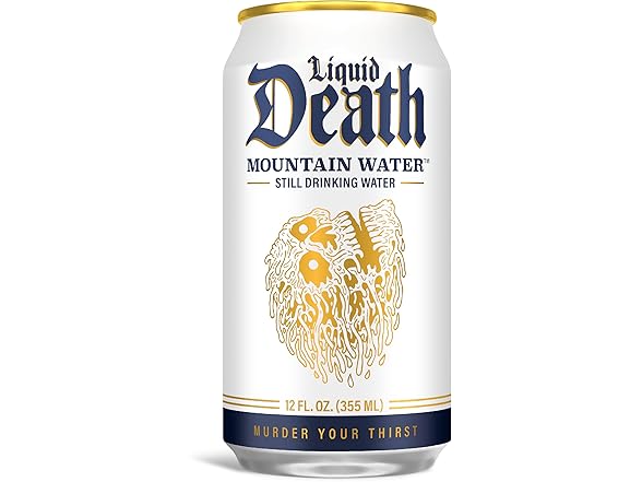12PK Liquid Death Still Mountain Water, 12 oz