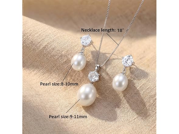 COYATE Freshwater Pearl Jewelry Set