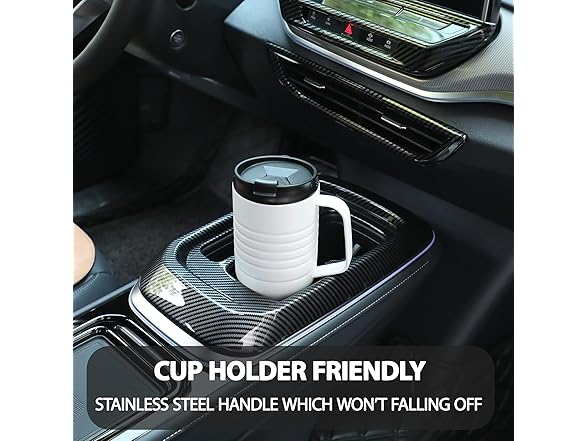 HAUSHOF 24 oz Travel Mug with Handle Insulated