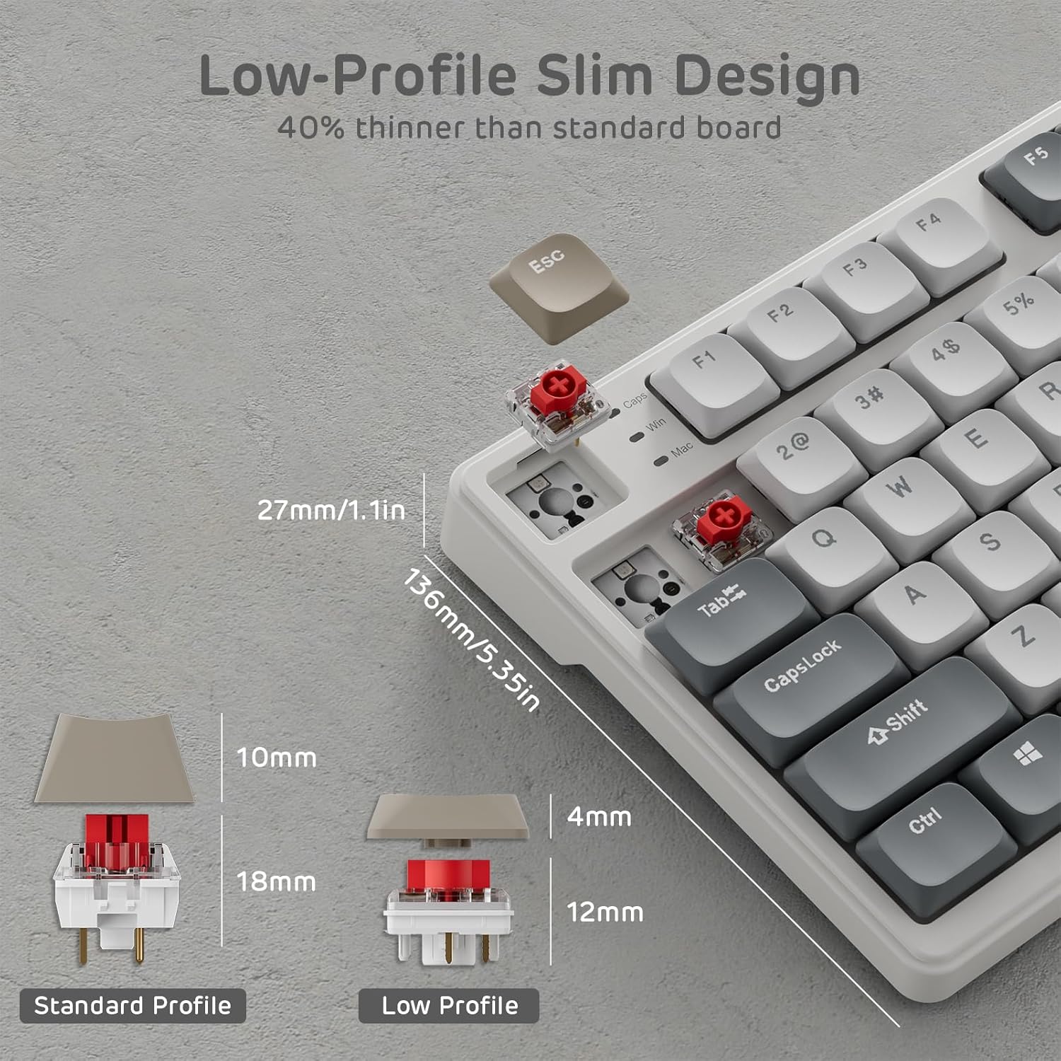 RK N80 Low Profile Mechanical Keyboard - Gallery 18