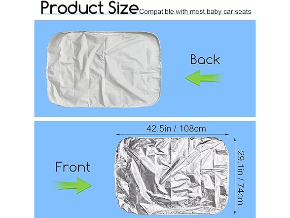 Haoall Baby Car Seat Sun Shade Cover