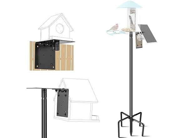 Ottsuls 109in Bird Feeder Pole Kit